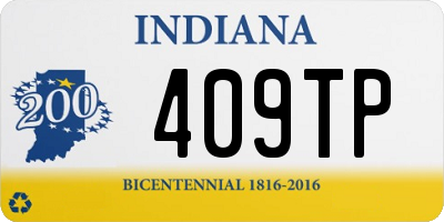 IN license plate 409TP