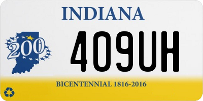 IN license plate 409UH