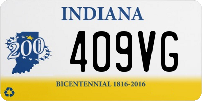 IN license plate 409VG