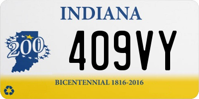 IN license plate 409VY