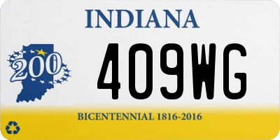 IN license plate 409WG