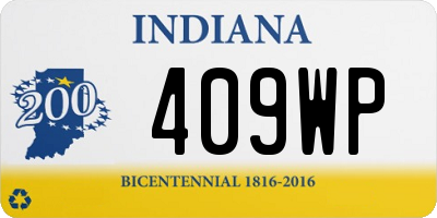 IN license plate 409WP