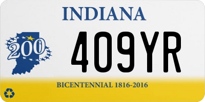 IN license plate 409YR
