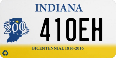 IN license plate 410EH