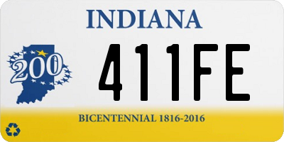 IN license plate 411FE