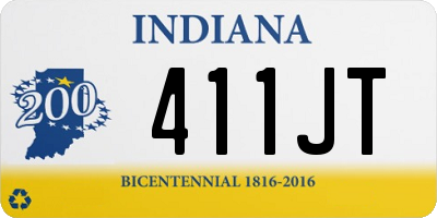 IN license plate 411JT