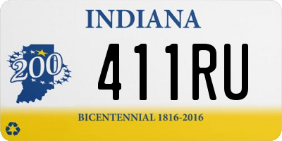 IN license plate 411RU