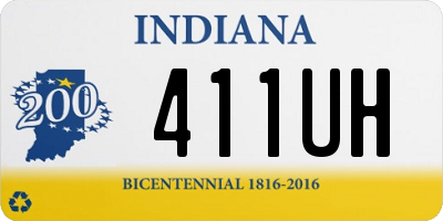 IN license plate 411UH