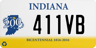 IN license plate 411VB