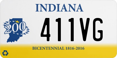 IN license plate 411VG