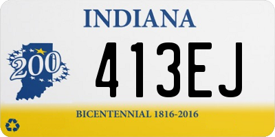 IN license plate 413EJ