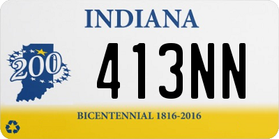 IN license plate 413NN