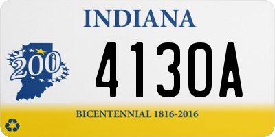 IN license plate 413OA