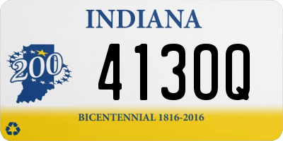 IN license plate 413OQ