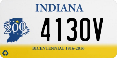 IN license plate 413OV