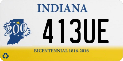 IN license plate 413UE