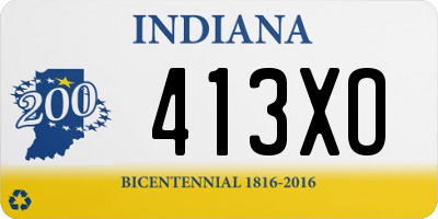 IN license plate 413XO