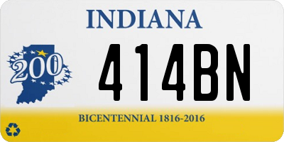 IN license plate 414BN