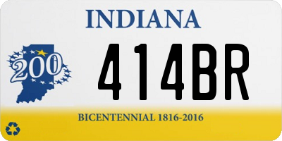 IN license plate 414BR