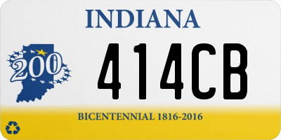 IN license plate 414CB