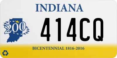 IN license plate 414CQ