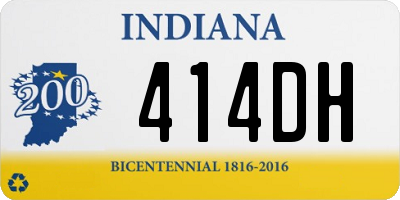IN license plate 414DH