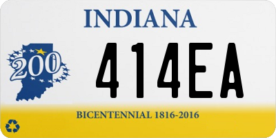 IN license plate 414EA