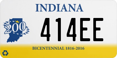 IN license plate 414EE