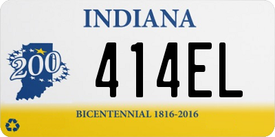 IN license plate 414EL