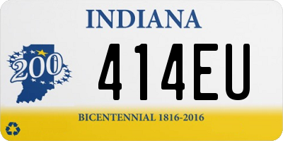 IN license plate 414EU