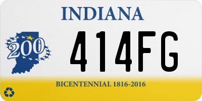 IN license plate 414FG