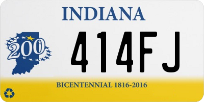 IN license plate 414FJ