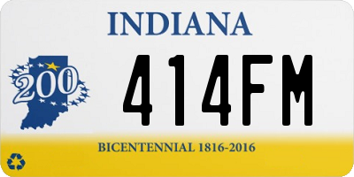 IN license plate 414FM