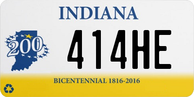 IN license plate 414HE