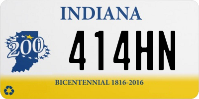 IN license plate 414HN