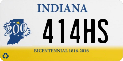 IN license plate 414HS