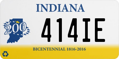 IN license plate 414IE