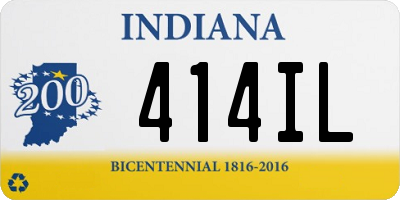 IN license plate 414IL