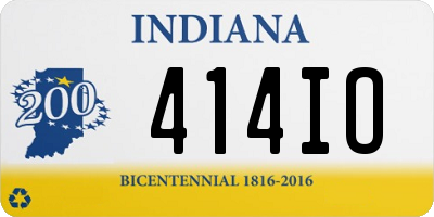 IN license plate 414IO