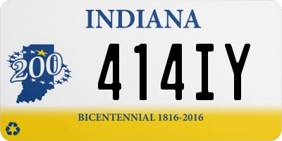 IN license plate 414IY