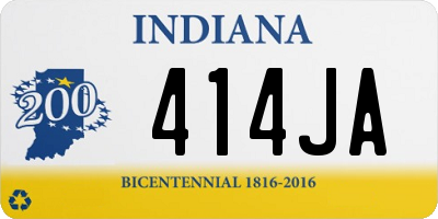 IN license plate 414JA