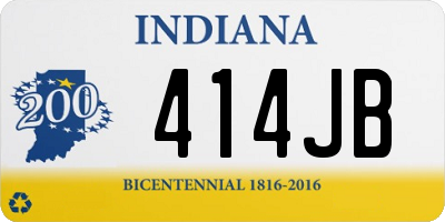 IN license plate 414JB