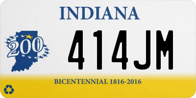 IN license plate 414JM