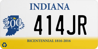 IN license plate 414JR