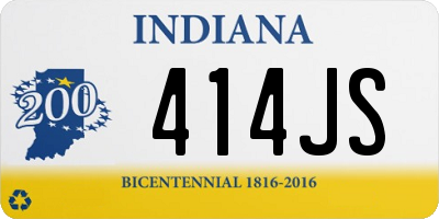 IN license plate 414JS