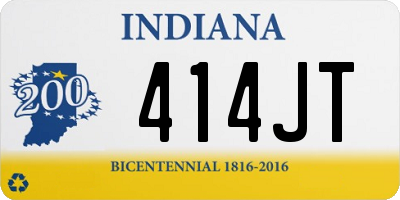 IN license plate 414JT