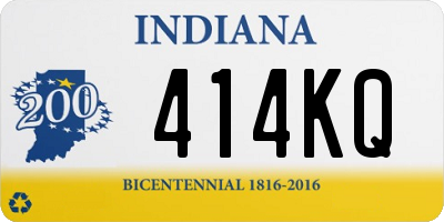 IN license plate 414KQ