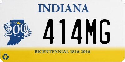 IN license plate 414MG