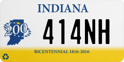 IN license plate 414NH