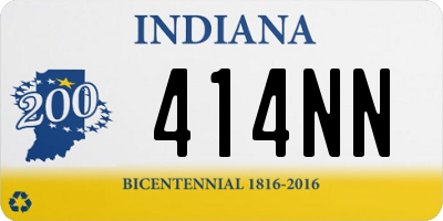 IN license plate 414NN